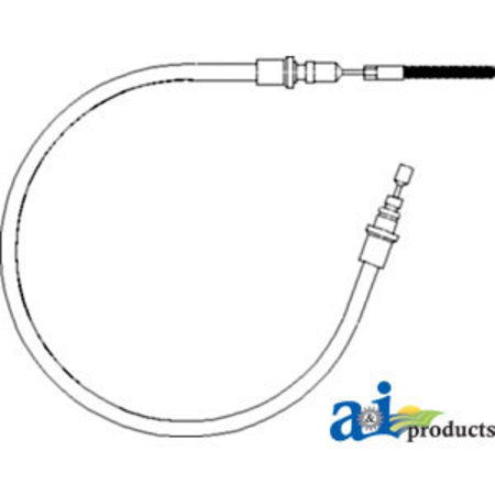 A & I PRODUCTS Cable; LH Hand Brake 11" x10" x0.5" A-82016966